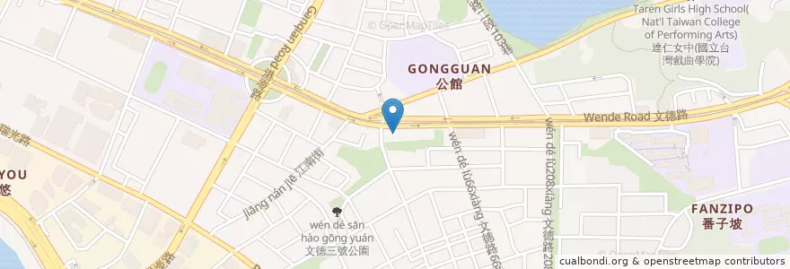 Mapa de ubicacion de 神來一鍋 en 台湾, 新北市, 台北市, 内湖区.
