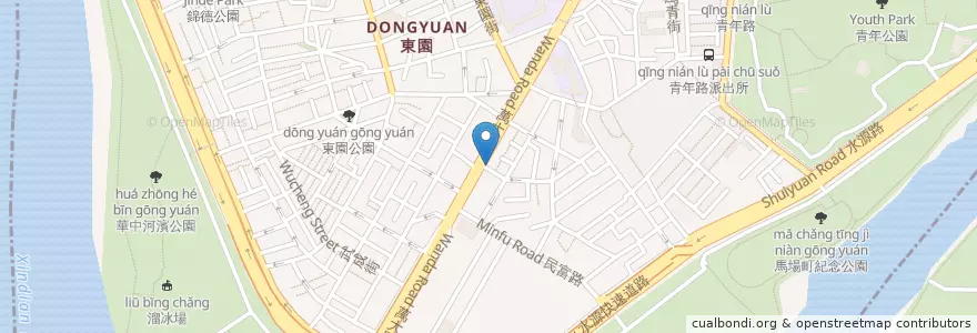 Mapa de ubicacion de 特製飯糰 en Taïwan, Nouveau Taipei, Taipei, 萬華區.