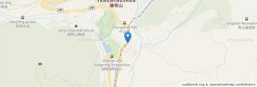 Mapa de ubicacion de 野菜屋拉麵 en 台湾, 新北市, 台北市, 北投区, 士林区.