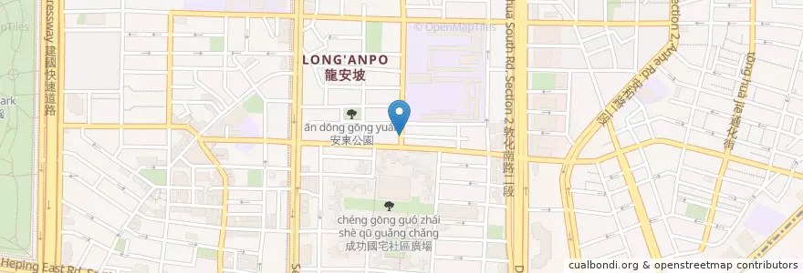 Mapa de ubicacion de 角屋關東煮 en Taiwan, New Taipei, Taipei, Da'an District.
