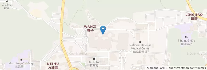 Mapa de ubicacion de 小南門豆花 en Tayvan, 新北市, Taipei, 內湖區.