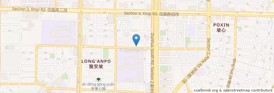 Mapa de ubicacion de 原涮 樂活鍋物 Love Pot en Taiwan, Neu-Taipeh, Taipeh, Da’An.