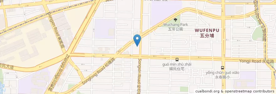 Mapa de ubicacion de 好味屋餐廳 en 臺灣, 新北市, 臺北市, 信義區.