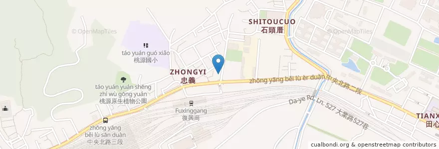 Mapa de ubicacion de 北投麥威爾早餐店 en تایوان, 新北市, تایپه, 北投區.