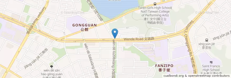 Mapa de ubicacion de 拉亞漢堡 en 台湾, 新北市, 台北市, 内湖区.