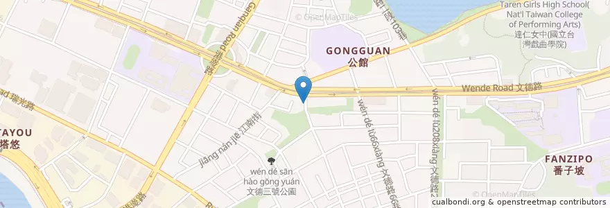 Mapa de ubicacion de 鼎越鴻越南美食館 en Taïwan, Nouveau Taipei, Taipei, District De Neihu.