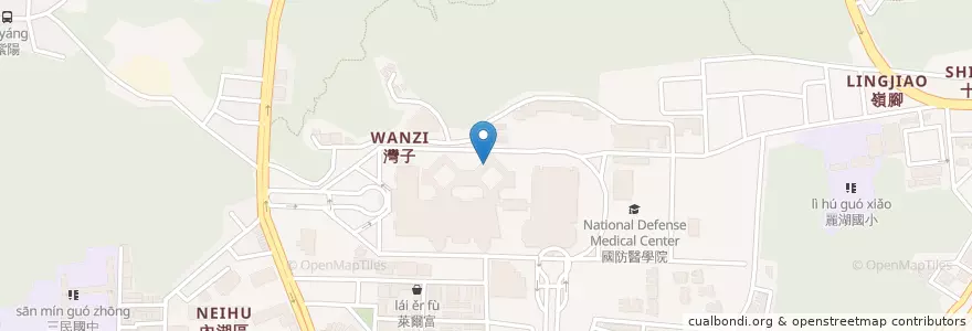 Mapa de ubicacion de 采豐中式料理 en Taiwan, New Taipei, Taipei, Neihu District.