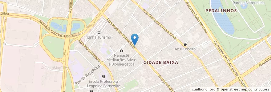 Mapa de ubicacion de Croasonho en Brésil, Région Sud, Rio Grande Do Sul, Région Métropolitaine De Porto Alegre, Região Geográfica Intermediária De Porto Alegre, Região Geográfica Imediata De Porto Alegre, Porto Alegre.