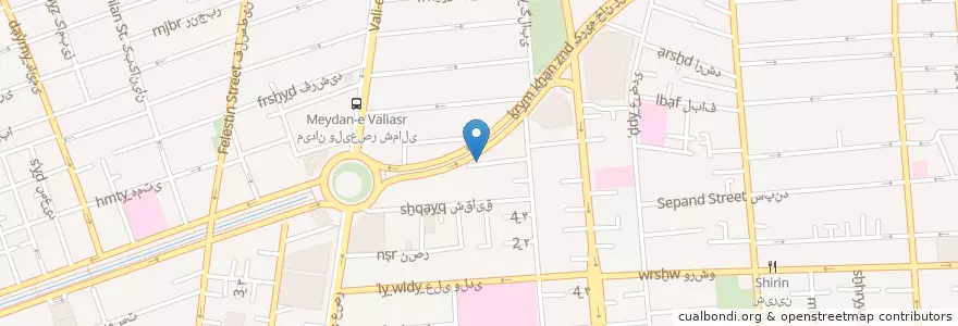 Mapa de ubicacion de سرویس‌های بهداشتی عمومی en Iran, Téhéran, شهرستان تهران, Téhéran, بخش مرکزی شهرستان تهران.