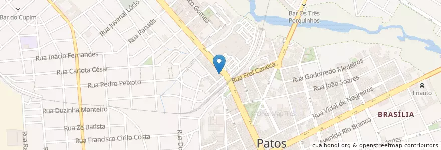 Mapa de ubicacion de Madoska en ブラジル, 北東部地域, パライバ, Região Metropolitana De Patos, Região Geográfica Intermediária De Patos, Região Geográfica Imediata De Patos, Patos.