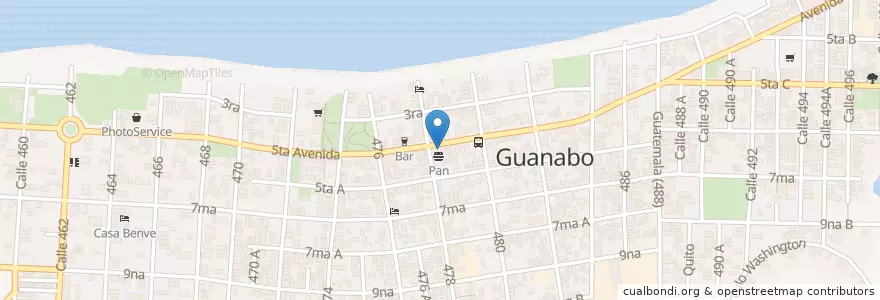Mapa de ubicacion de Charles 2010 en キューバ, La Habana, Habana Del Este.