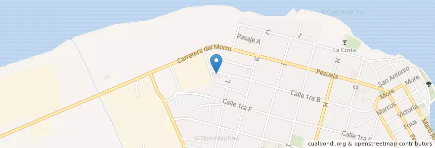 Mapa de ubicacion de Cafetería Ramdy en Куба, Гавана.