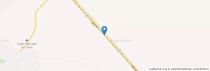 Mapa de ubicacion de Km 17.5 Carretera a Masaya. en Nicaragua, Departamento De Managua, Ticuantepe (Municipio).