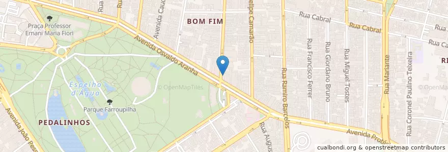 Mapa de ubicacion de E!Sucos Bom Fim en 巴西, 南部, 南里奥格兰德, Região Metropolitana De Porto Alegre, Região Geográfica Intermediária De Porto Alegre, Região Geográfica Imediata De Porto Alegre, 阿雷格里港.