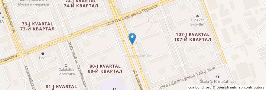 Mapa de ubicacion de Старая квартира~[0x1c] кофейня en Russia, Distretto Federale Siberiano, Oblast' Di Irkutsk, Ангарский Городской Округ.