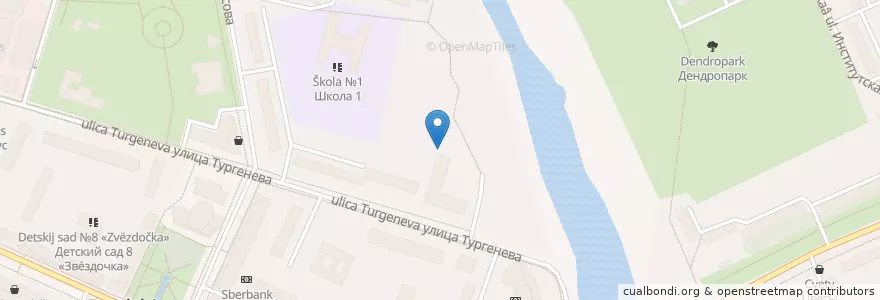 Mapa de ubicacion de Семейная поликлиника en Rússia, Distrito Federal Central, Oblast De Moscou, Пушкинский Городской Округ.