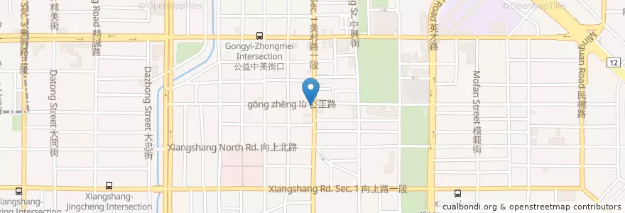 Mapa de ubicacion de 85'C day by day en Taiwan, Taichung, West District.