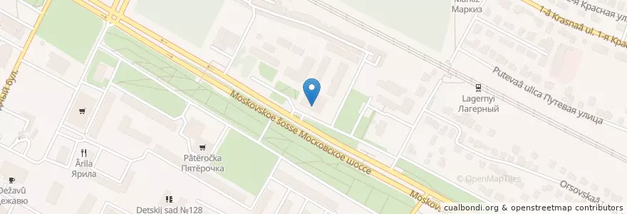 Mapa de ubicacion de McDonald's en 러시아, Центральный Федеральный Округ, Рязанская Область, Городской Округ Рязань.