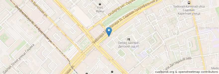 Mapa de ubicacion de ДжонДжоли en Rusland, Centraal Federaal District, Moskou, Центральный Административный Округ, Тверской Район.