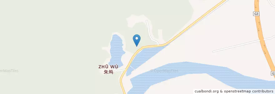 Mapa de ubicacion de 音坑乡 en China, Zhejiang, 衢州市, 开化县 (Kaihua), 音坑乡.