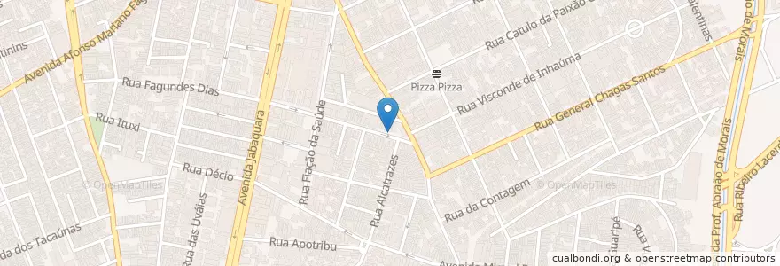 Mapa de ubicacion de Acaizeiro en Brezilya, Güneydoğu Bölgesi, Сан Паулу, Região Geográfica Intermediária De São Paulo, Região Metropolitana De São Paulo, Região Imediata De São Paulo, Сан Паулу.