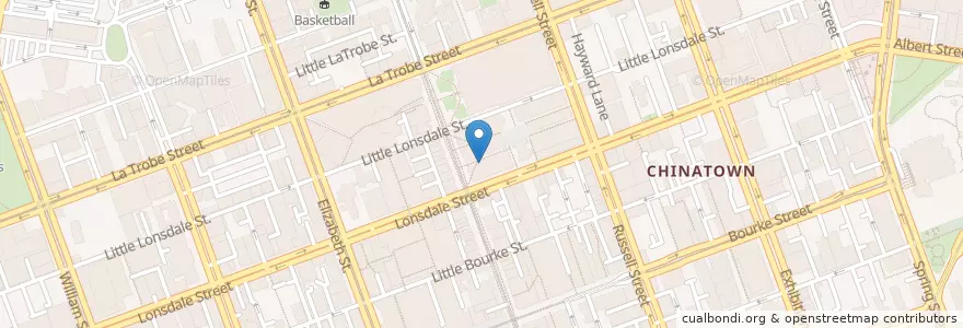 Mapa de ubicacion de Sensory Lab en オーストラリア, ビクトリア, City Of Melbourne.