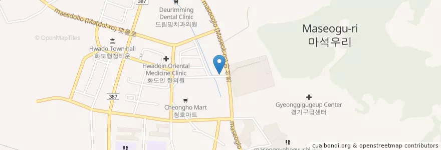 Mapa de ubicacion de 류셰프생참치&스시 en Coreia Do Sul, Gyeonggi, 남양주.