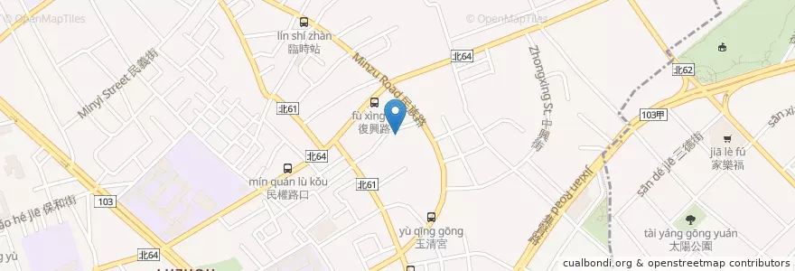 Mapa de ubicacion de 翊華幼兒園 en تايوان, تايبيه الجديدة, 蘆洲區.