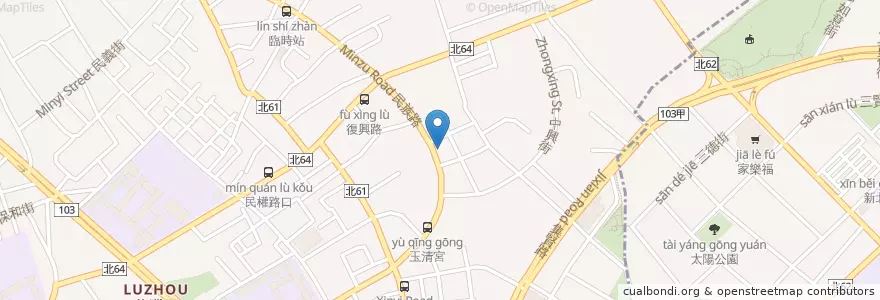 Mapa de ubicacion de 佳辰幼兒園 en 臺灣, 新北市, 蘆洲區.