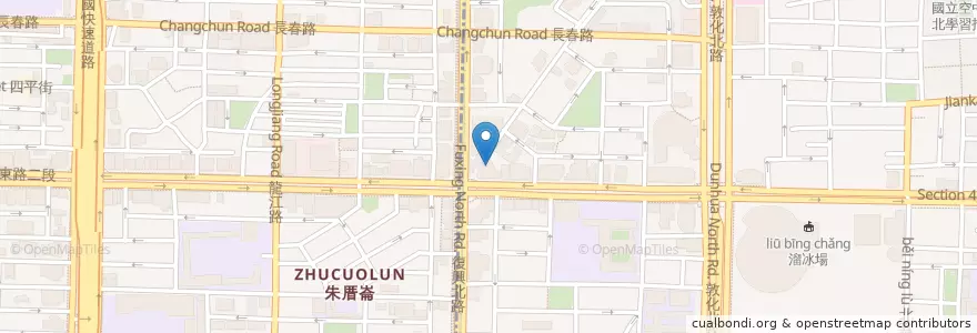 Mapa de ubicacion de 梅花廳 en Taiwan, New Taipei, Taipei, Songshan District.