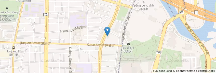 Mapa de ubicacion de 利生素食 en 台湾, 新北市, 台北市.
