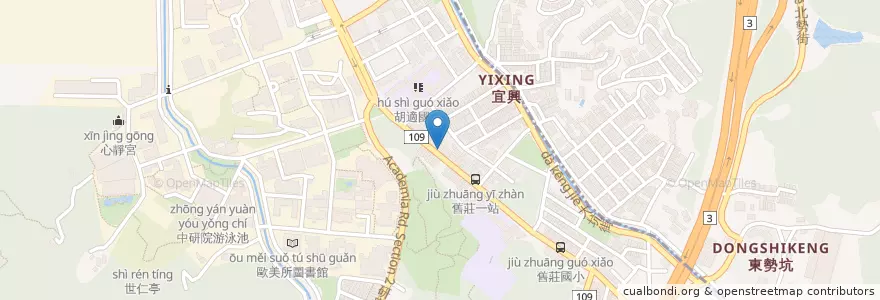 Mapa de ubicacion de 小幸快餐便當 en Taïwan, Nouveau Taipei, Taipei, District De Nangang.