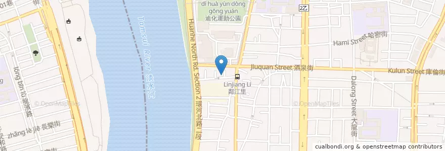 Mapa de ubicacion de 菜菜朝食nanachoushoku en 타이완, 신베이 시, 타이베이시, 다퉁 구.