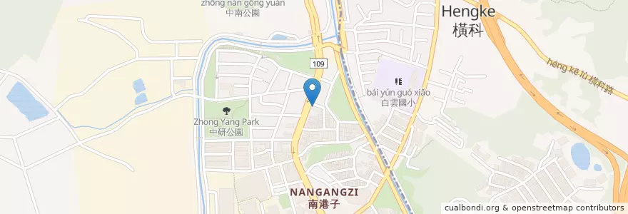 Mapa de ubicacion de 小植茁植物料理 en Taiwan, New Taipei, Taipei, Nangang District.
