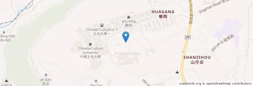Mapa de ubicacion de 凱莉餐廳 en Taiwán, Nuevo Taipéi, Taipéi, 北投區, 士林區.