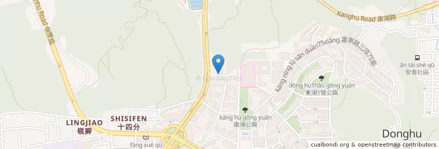 Mapa de ubicacion de Dear & Deer 鹿聞小館 en 台湾, 新北市, 台北市, 内湖区.