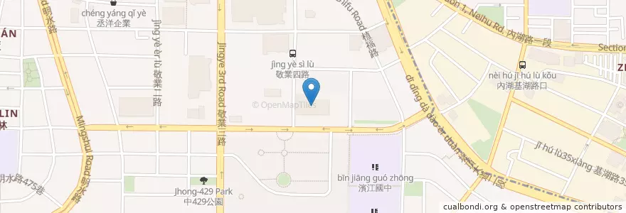 Mapa de ubicacion de Mark’s Teppanyaki en Taïwan, Nouveau Taipei, Taipei, District De Zhongshan, District De Neihu.