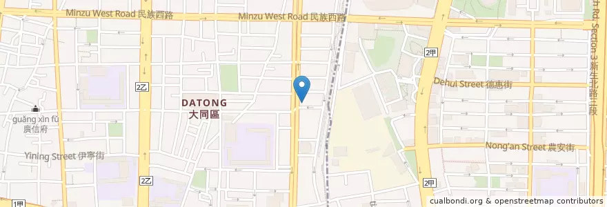 Mapa de ubicacion de 靈芝茶藝館 en 台湾, 新北市, 台北市.