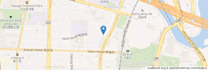 Mapa de ubicacion de 台開早餐店 en Taiwan, New Taipei, Taipei.