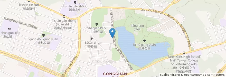 Mapa de ubicacion de 鷹堡52 en 台湾, 新北市, 台北市, 内湖区.