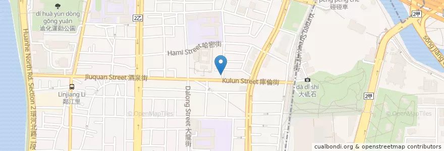 Mapa de ubicacion de 稻香伙食 en Tayvan, 新北市, Taipei, 大同區.