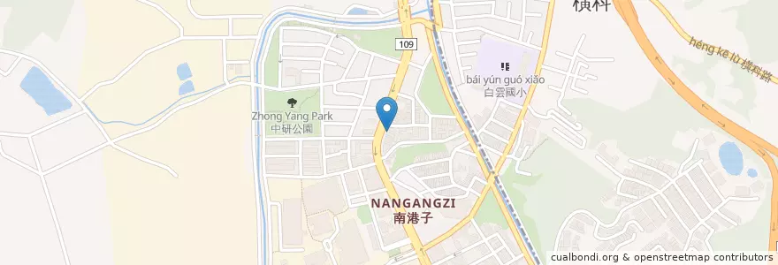 Mapa de ubicacion de 八方雲集 en Taiwan, New Taipei, Taipei, Nangang District.