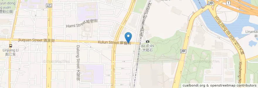 Mapa de ubicacion de 老蔡水煎包 en Taiwan, New Taipei, Taipei.