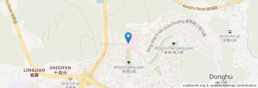 Mapa de ubicacion de 饗來美食 LIKE FOOD en Taiwán, Nuevo Taipéi, Taipéi, 內湖區.