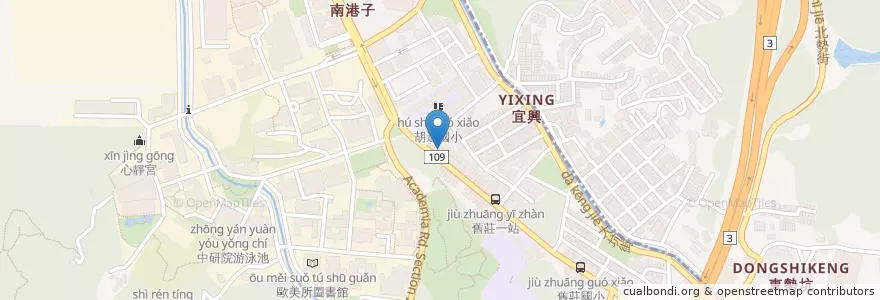 Mapa de ubicacion de TUCAN 大嘴鳥簡餐店 en Taiwan, Nuova Taipei, Taipei, Distretto Di Nangang.