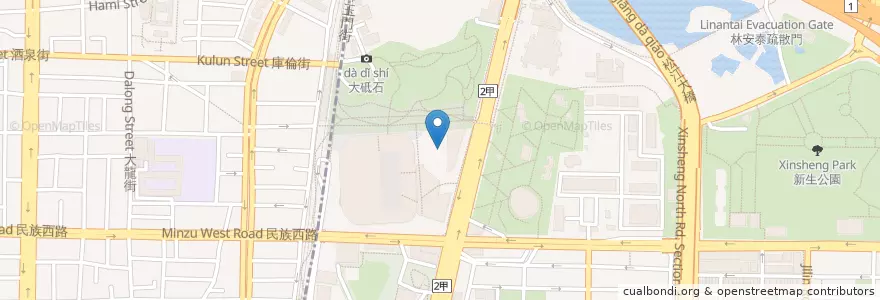 Mapa de ubicacion de 江記麵線 en 타이완, 신베이 시, 타이베이시.