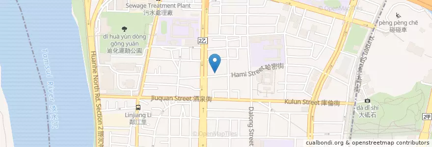 Mapa de ubicacion de 采吉軒紅豆專門店 en 臺灣, 新北市, 臺北市, 大同區.