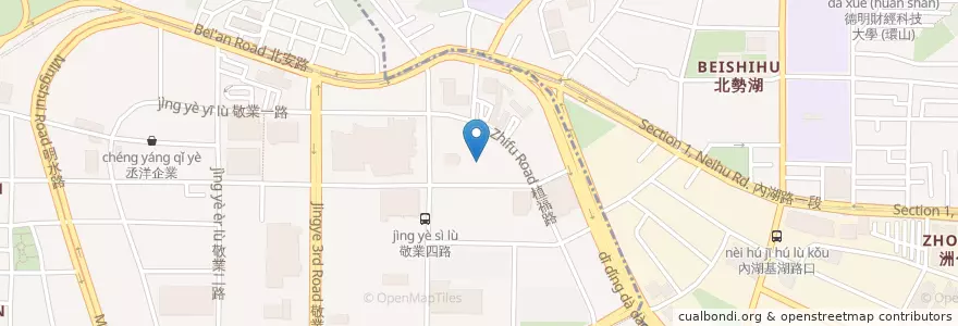 Mapa de ubicacion de 凪(Nagi) en تایوان, 新北市, تایپه, 內湖區.