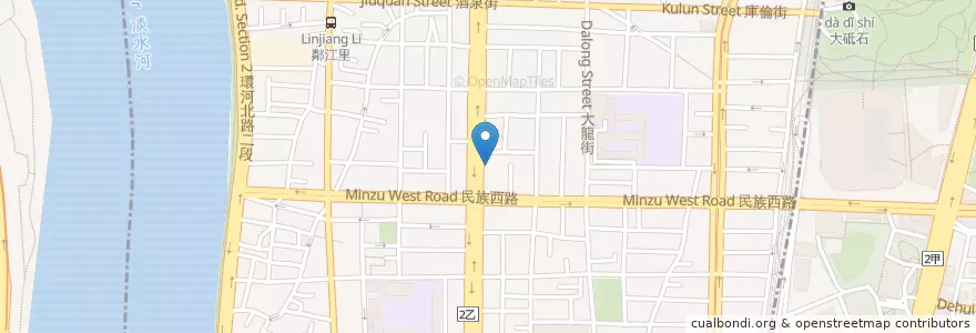 Mapa de ubicacion de 馥鍋日式涮涮鍋 en Taiwan, 新北市, Taipei, 大同區.