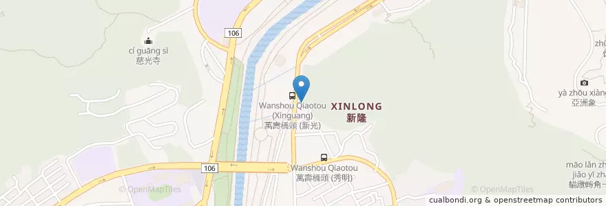 Mapa de ubicacion de 191 enjoy 早餐店 en 臺灣, 新北市, 臺北市, 文山區.
